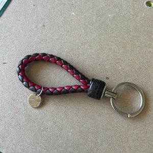 Bottega Veneta woven key chain.